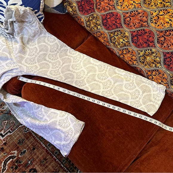 Lilyful Beachy Boho Gauzy Cotton Drawstring Pants With Pockets - Picture 9 of 11